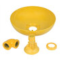 SpinTec, Shower Shroud, Plastic, Yellow