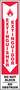 Accuform® Fire Extinguisher Sign, Do Not Block/Extinguidor No Obstruir Aluminum, Red / Black on White, 18 x 4 in