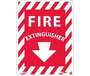 Fire Extinguisher Sign, Rigid Plastic