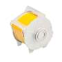 Printer Tape, Vinyl Film, Gloss, Yellow, 2-1/4 in, 100 ft