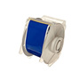Printer Tape, Vinyl Film, Gloss, Blue, 2-1/4 in, 100 ft