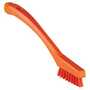 Vikan 44017 Brush,Detail,Stiff,9" X .5",Pp/Pbt,Orange