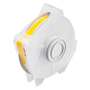 Printer Tape, Vinyl Film, Gloss, Yellow, 1/2 in, 100 ft