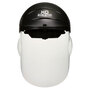 Head Gear/Face Shields -XO Skeleton,Clear 1 pc molded faceshield