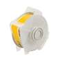 Printer Tape, Vinyl Film, Gloss, Yellow, 1-1/8 in, 100 ft