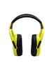 Earmuff, Yellow, Headband Over the Head, Noise Blocking, 28 dB