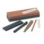 Sharpening Stone, 1 in, Combo, Silicon Carbide, 11-1/2 in, 2-1/2 in, Coarse / Fine, Gray, 1 per Pack|2 per Case