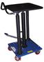 Vestil Steel Hydraulic Post Table 18 In. x 18 In. 500 Lb. Cap, Blue