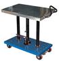 Vestil Steel Hydraulic Post Table 20 In. x 36 In. 1000 Lb. Cap, Blue