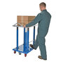Vestil Steel Hydraulic Post Table 24 In. x 36 In. 2000 Lb. Cap, Blue