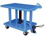 Vestil Steel Hydraulic Post Table 32 In. x 48 In. 6,000 Lb. Cap, Blue