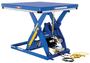 Vestil Steel Electric Hydraulic Lift Table 48 In. x 48 In. 3000 Lb. Capacity Blue