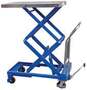 Vestil Hydraulic Elevating Cart Double Scissor 800 Cap CART-800-D-TS