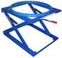 Vestil Steel Adjustable Pallet Carousel Stand 45-3/4 In. x 40-1/2 In. x 12-1/4 In. 4000 Lb. Capacity Blue
