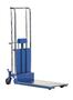 Vestil Steel Portable Foot Pump Hefti-Lift 57 In. x 69 In. 300 Lb. Capacity Blue