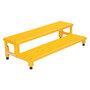 Vestil ASP-48 Adjustable 48" Step-Mate Stand, Steel, 2-Steps