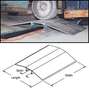 Vestil Fabricated Aluminum Hose and Cable Crossovers 24 In. x 48 In. 2000 Lb. Capacity Silver