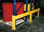 Vestil Steel Adjustable Width Rack Guard 65-5/8 In. x 10-9/16 In. x 24-9/16 In. Yellow