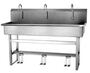 SANI-LAV® 56FSL 3-Person Floor Mount Wash Station Foot Operated