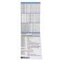 Porta-Pack®, Pipe and Wire Markers, English, 1 thru 15, 16 thru 90, A thru Z, +, - , /, 0, Vinyl Cloth, Adhesive Backed, Black on White