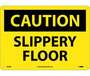 NMC C604RB Rigid Plastic "Caution Slippery Floor" Sign, 10" X 14"