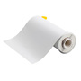 Printer Tape, Vinyl Film, Gloss, White, 10 in, 50 ft