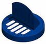 Flapper®, Single Flap Lid, Polypropylene, Blue