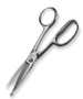 Shear, Straight, Carbon Steel, Nickel Plated, 8 in, 2-7/8 in, Right Handed, Ball, 6 per Box, Made to Handle Tough Environments