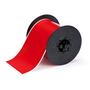 Printer Tape, Vinyl Film, Gloss, Red, 2-1/4 in, 100 ft
