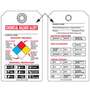Chemical Hazard Alert NFPA Tag 5-3/4 x 3-3/8 Emedco