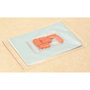 Resealable Bag, Seal Top, 12 x 15 in, Plastic, Clear