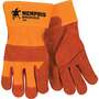 MCR Safety 1680 BRONCO® Leather Palm Gloves, Cowhide, Split