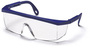 Pyramex SN410S Blue Frame Clear Scratch-Resistant Safety Glasses