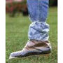 KNOT-A-BOOT®, 4 Mil Boot Cover, Polyethylene, Clear, Tie Closure, Up to 10