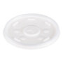Dart® 16SL Plastic Lids, Fits 12 oz to 24 oz Hot/Cold Foam Cups, Straw-Slot Lid, White, 100/Pack, 10 Packs/Carton