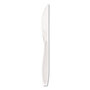 SOLO® HSWK0007 Impress Heavyweight Full-Length Polystyrene Cutlery, Knife, White, 1,000/Carton