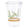 Dart® RTP20BARE Bare Eco-Forward RPET Cold Cups 20 oz, Leaf Design, 50/Pack, 12 Packs/Carton