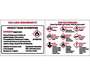 Wallet Card, Red / Black on White