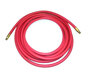 Hanna Rubber F-C-.375 Red Rubber Flex Air Hose, 3/8, 200 PSI