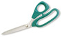 Ultraflex®, Shear, Curved, Green, Stainless Steel, Ergonomic, Polished, Santoprene, 9 in, Ambidextrous, Standard, Lightweight, Adjustable