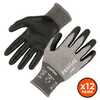 Ergodyne ProFlex 7072 12-pair M Gray ANSI A7 Nitrile Coated CR Gloves