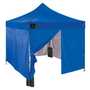 Ergodyne Shax 6053 Single Blue Enclosed Pop-Up Tent Kit - 10ft x 10ft