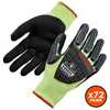 Ergodyne ProFlex 7141 72-pair S Lime ANSI A4 DIR Nitrile-Coated CR Gloves