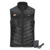 Ergodyne N-Ferno 6495 S Black Rechargeable Heated Vest with Battery