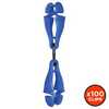 Ergodyne Squids 3420 100-pack Blue Swivel Glove Clip Holder with Dual Clips