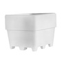 Snyder Industries 7512 Bonar Plastics Double-Wall Bin w/o Drain, Natural