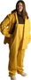 Dunlop 76552 Sitex Rain Suit Bib Overall, Polyester, Yellow