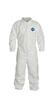 DuPont Tyvek® 400 White 2.0 Coverall, Large, Elastic, Serged