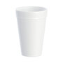 Dart® 32TJ32 Foam Drink Cups, 32 oz, White, 25/Bag, 20 Bags/Carton