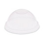 SOLO® DL620 Dome-Top Cold Cup Lids, Fits 2.5 oz to 9 oz Containers, Clear, Plastic, 2,500/Carton
